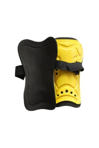 Triathlon Tekmelik Çift Cırtlı Futbol Tekmeliği Futbol Kavallığı Sarı - Siyah