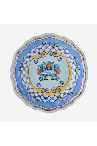 Chiara Alessi Mavi Melamin Servis Kasesi 35 Cm