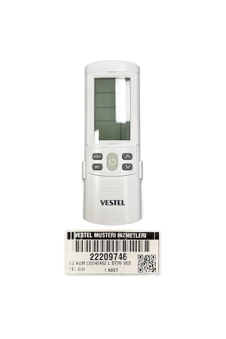 Vestel  Klima Kumandası Beyaz - 22209746