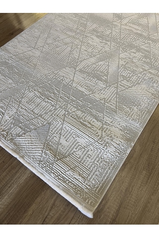 Hoom Rugs Moda 1096 Gri Yün Dokulu Akrilik Antibakteriyel Modern Halı Gri
