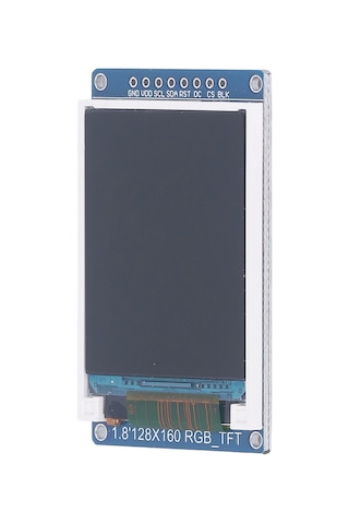 Maiyame 1.8 İnç St7735 Çipli Ips Tft Lcd Ekran, 128x160 Çözünürlük, 3.3v Çalışma Voltajı, Tam Renkli Görüntüleme