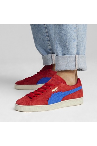 Puma Suede One Piece Erkek Sneaker-kırmızı Kırmızı