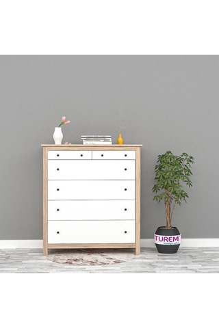 Bubble Şifonyer Mdf Beyaz
