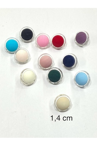 Bebek Düğmesi / Mat Model / 10 Adet /bebe03/ - Lacivert