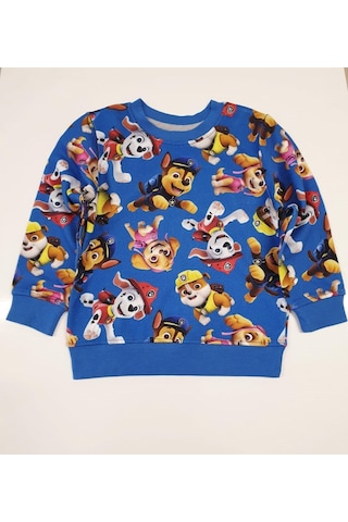 Paw Patrol Kışlık Çocuk Sweatshirt Mavi