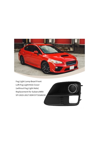 Padalink Subaru Wrx 2015-2017 Sol Arka Tampon Kapağı - Oem 57731va030, Siyah Abs, Buhar Lambasısız, Özgün Tip