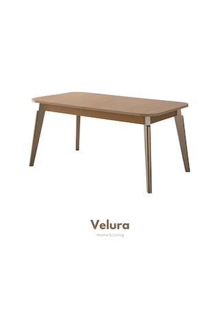 Victor Açılır Yemek Masası + 4 Sandalye Bej