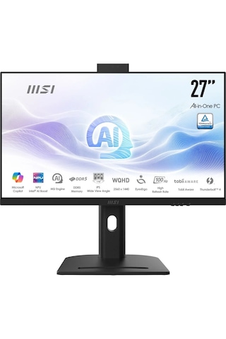MSI Modern AM273QP AI 1UM-419XEU Ultra 7 155h 16gb 1tb Ssd 27 Wqhd Freedos