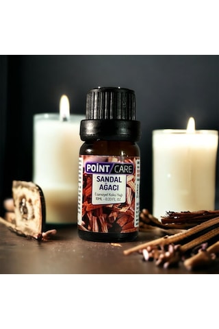 Point Care Sandal Ağacı Kokulu Mum Esansı 10ml Mum Koku Soya Wax