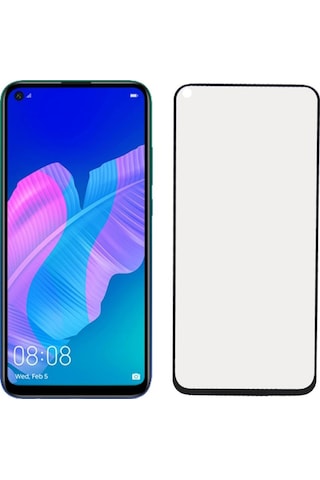 Huawei P40 Lite 5D Seramik Tam Kaplayan Ekran Koruyucu Cam