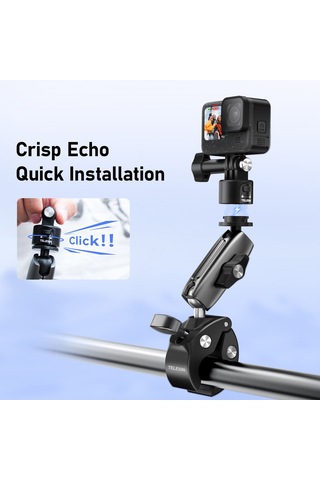 Telesin S3-hbm-01 Hızlı Bırakma Bisiklet Gidon Kelepçe Siyah