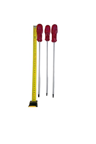Hakantorna- Rico 6 Parça Torx Tornavida Seti Takımı Uzun Şiş Tornavida T20 T25 T30 300mm