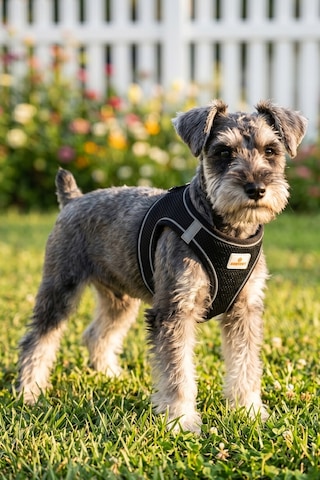 Kediler Ve Köpekler İçin Rahat, Dayanıklı Göğüs Tasması L Siyah
