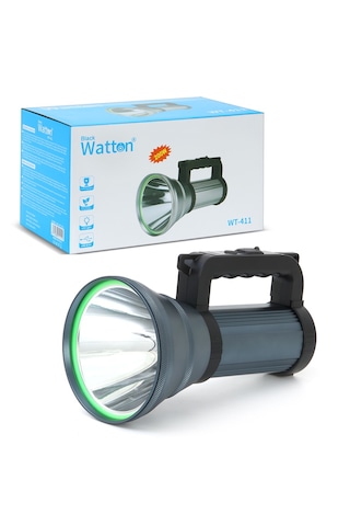 Watton Wt-411 200w Güçlü Şarjlı El Feneri Projektör