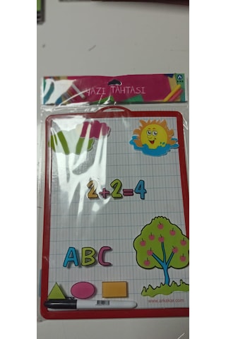 Ark 33 23 Yazı Tahtası Beyaz - Kırmızı