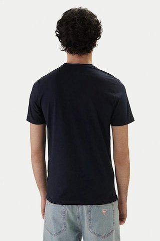 Guess M6gı11k2992 Cn Ss Triangle Hd Mu Erkek Tişört Lacivert