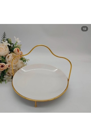 Gold Porselen Sunumluk Gold Porselen Sunumluk