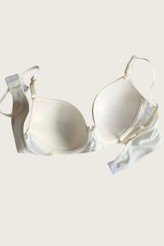 Mikro Kumaş İçi Boş Balenli Günlük Tek Desteksiz Sütyen Ten