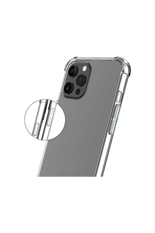 Apple Uyumlu iPhone 14 Pro Zore Nitro Anti Shock Silikon-renksiz Renksiz