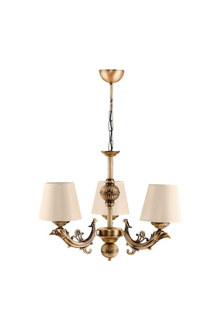 Dede Üç Kollu Sava Zamak Avize Eskitme Şapkalı Eskitme Boya