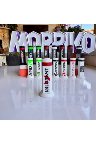 Valorant Tasarım Yükseklik Ayarlı Ekran Kartı Destek Aparatı