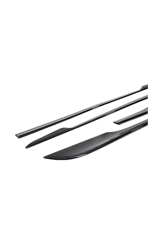 S-dizayn Honda Civic Fc5 Abs Plastik Yan Kapı Çıtası Parlak Siyah 4 Prç. 2016-2021 A+kalite