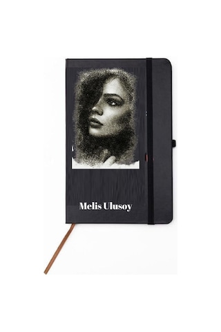 Kişiye Özel Karakalem Tasarımlı Defter