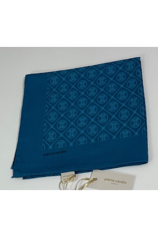 Pierre Cardin Elegans Monogram Eşarp - 1090750 -923 Petrol PETROL YEŞİLİ