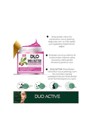 Duo Active Shea Butter Ultra Rich Vücut Peeling 240 G