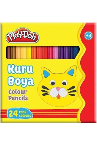 Play-doh 24 Renk Kuru Boya Ku003