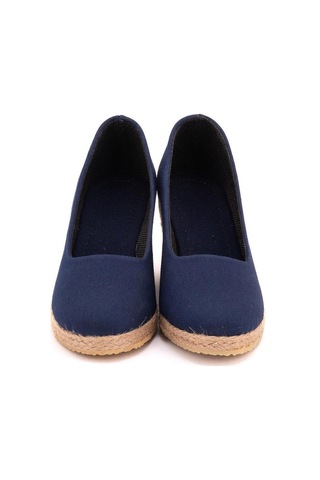 Star Tombis Lacivert Lacivert Keten Espadril Dolgu Topuk Dolgu1001-2905 Lacivert