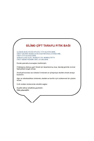Slimo Çiftli Fıtık Bağı Kasık Fıtığı Kemeri