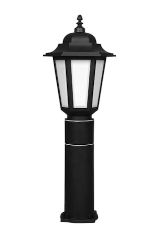 Zita Klas 60cm Bahçe Aydınlatma Direk Lambası / Dış Mekan Set Üstü Aplik / E27 Duylu / Ip54 / 220v / Siyah Renk / Genel