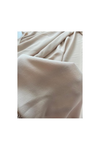 En150 X100 Bej Krep Kumaş Elbise, Etek, Ferace, Tunik, Pardösü, Pantolon, Yelek, Takım, Ceket