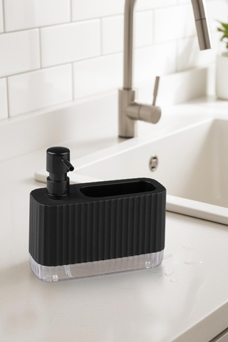 Okyanus Home Coliseum Sıvı Sabunluk Seti Siyah Siyah