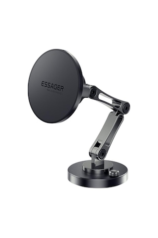 Essager Güçlü Magsafe Uyumlu 360 Döner Alüminyum Araç İçi Telefon Tutucu Masaüstü Telefon Standı
