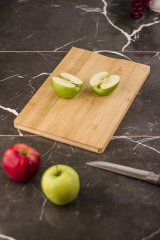 Bambu Kesme Tahtası Sunum Tahtası 20x30 Çok Renkli