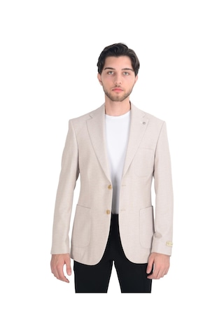 Cengiz İnler Kırçıllı Slim Fit Erkek Ceket 001