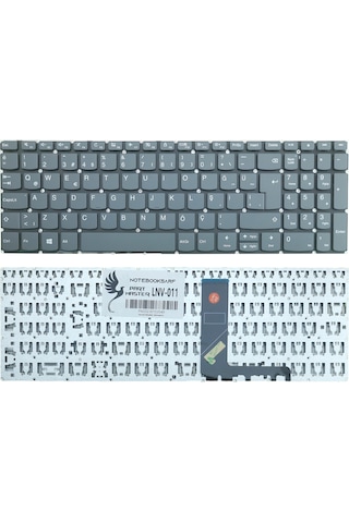Lenovo Uyumlu ideaPad 3-15IIL05 Type 81WE Klavye (Füme) V2