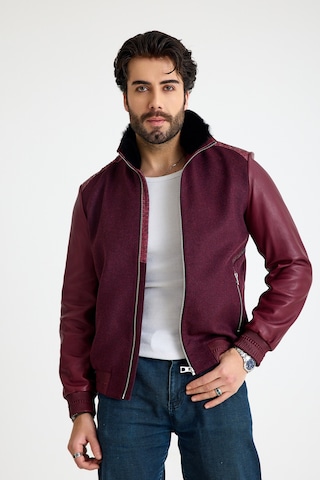 Franko Armondi Klasik Erkek Deri Ceket E49-kd-2916 Bordo