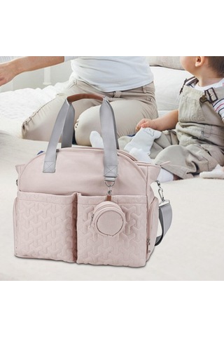 Suntek Bez Değiştirme Çantası Çanta Anne Açık-pembe Açık Pembe
