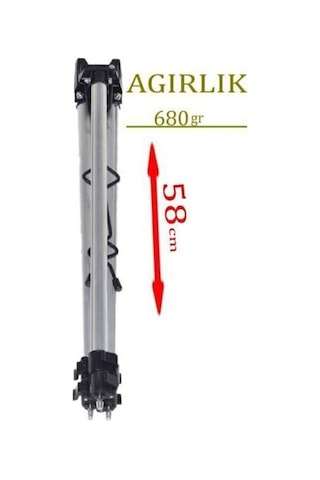 Alüminyum Teleskopik Katlanır Çantalı-kilitli Kamış Dayama Tripod