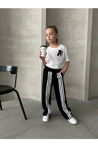 Kız Çocuk Eşofman Takım Beyaz