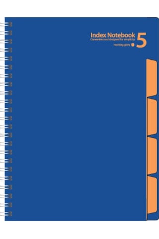 Morning Glory 8000 Index Çizgili Defter 26,2x19,1 Cm Lacivert 11210-88730
