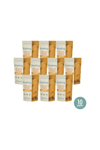 10'lu Paket Freeze Dried Kayısı - Dondurularak Kurutulmuş Kayısı 30g X 10 1 Adet