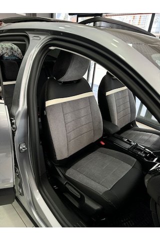 Citroen C4 2021-2024 Arası Uyumlu Arka Sırt 2+1 Arka Sırt Kolçaklı Model