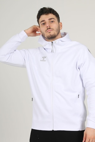 Hummel Armin Pro Pamuklu Sweatshirt Beyaz