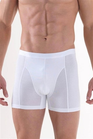 Blackspade Aura Organik Extra Konfor Erkek Boxer - Beyaz Blackspade Aura Organik Extra Konfor Erkek Boxer - Beyaz