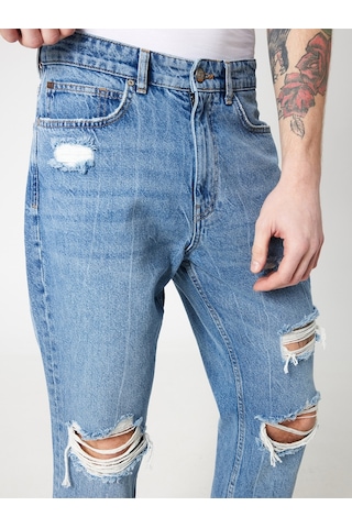 Relaxed Relax Fit Erkek Pantolon Mavi
