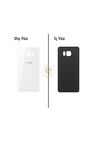 Samsung Galaxy S6 Edge Plus Beyaz Renk Arka Kapak Arka Cam Batarya Kapağı Pil Kapağı Lazer Kesim Back Cover Galaxy S6 Edge Plus Uyumlu 25559919